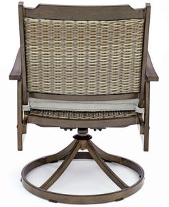 Furniture Kathan Outdoor Swivel Dining Chair, Created For Macy's -Costway Shop 20743593 fpx