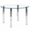 Best Master Furniture Duncan Clear Round Dinnette Table -Costway Shop 20761734 fpx
