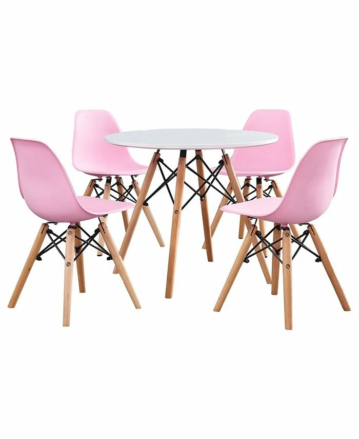 Best Master Furniture Clifford Children's Dinette Set, 5 Pieces 3 Best Master Furniture Clifford Children's Dinette Set, 5 Pieces
