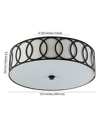 ubrey 3-Light LED Flush Mount JONATHAN Y Ubrey 3-Light LED Flush Mount -Costway Shop