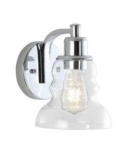 JONATHAN Y Manhattan Vintage-like 1-Light Industrial Rustic LED Vanity