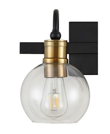 Marais 2-Light Rustic Vintage-Inspired LED Vanity Light JONATHAN Y Marais 2-Light Rustic Vintage-Inspired LED Vanity Light -Costway Shop