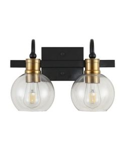JONATHAN Y Marais 2-Light Rustic Vintage-Inspired LED Vanity Light 4 JONATHAN Y Marais 2-Light Rustic Vintage-Inspired LED Vanity Light -Costway Shop 20904948 fpx