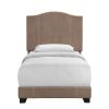 HomeFare Stitched Camel Back Upholstered Bed, Twin 1 HomeFare Stitched Camel Back Upholstered Bed, Twin -Costway Shop 21033095 fpx