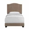 HomeFare Stitched Camel Back Upholstered Bed, Twin 1 HomeFare Stitched Camel Back Upholstered Bed, Twin -Costway Shop 21033095 fpx