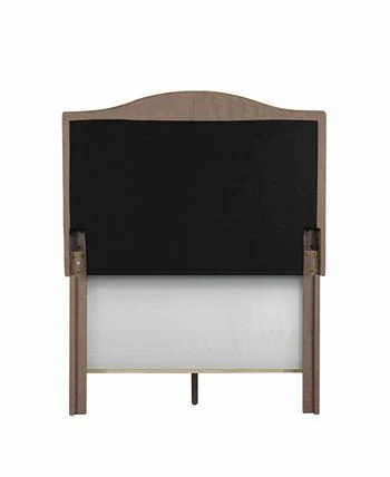 HomeFare Stitched Camel Back Upholstered Bed, Twin 7 HomeFare Stitched Camel Back Upholstered Bed, Twin - Image 5