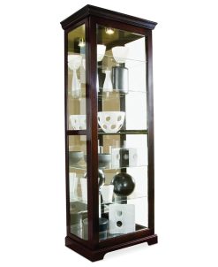 Furniture Leanna Sliding Door Curio