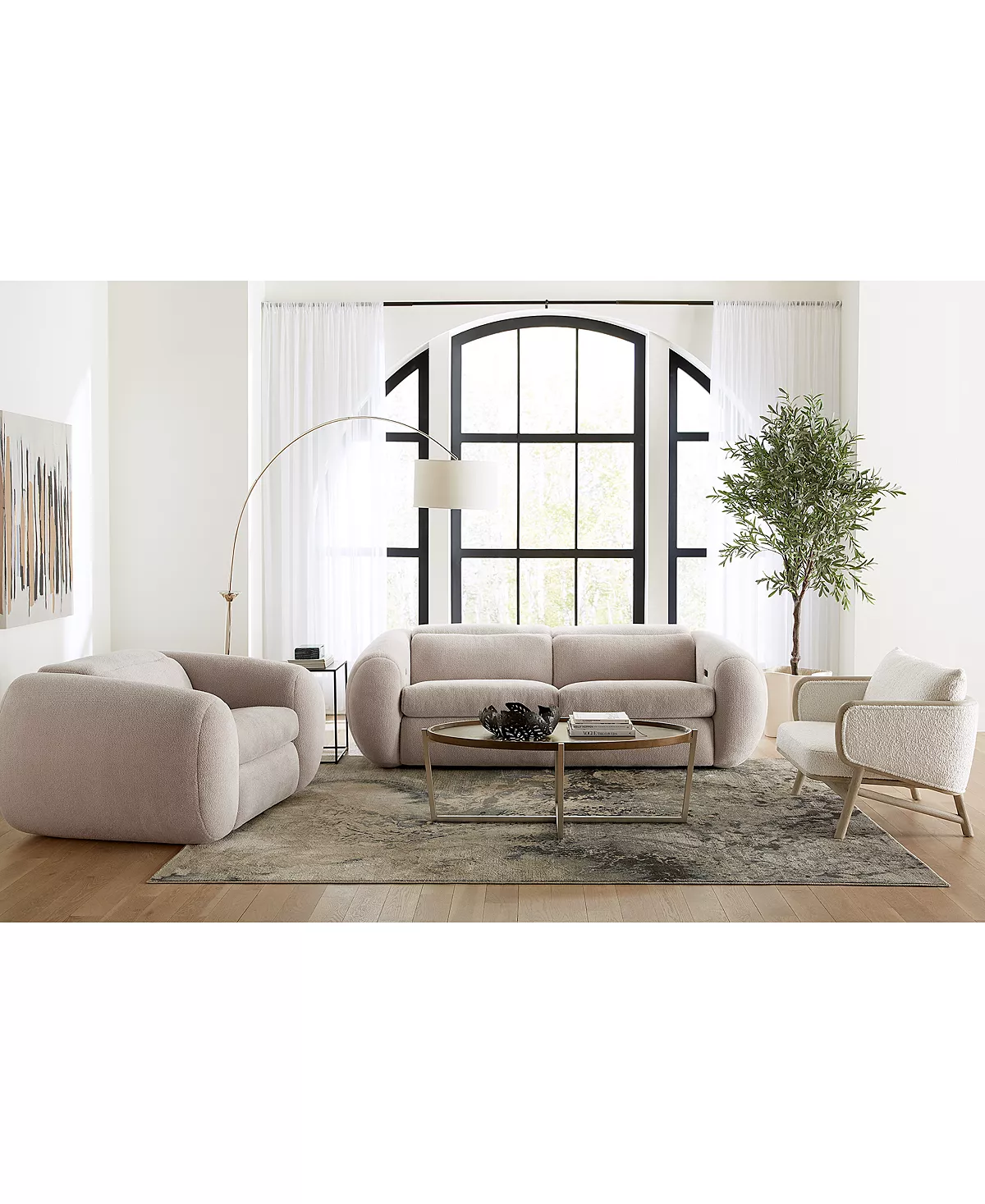 Furniture Montreaux Fabric Sofa With Power Motion Foot Rest, Created For Macy's 11 Furniture Montreaux Fabric Sofa With Power Motion Foot Rest, Created For Macy's - Image 9