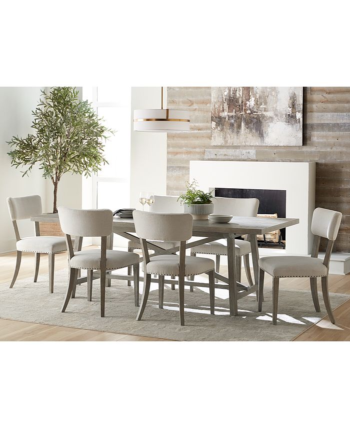 Albion 7-pc. Dining Set (Table And 6 Side Chairs) Bernhardt Albion 7-pc. Dining Set (Table And 6 Side Chairs) -Costway Shop