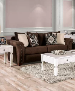 Furniture Of America Varney Upholstered Sofa -Costway Shop 22245647 fpx