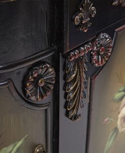 Nearly Natural French Vintage-Style Floor Cabinet -Costway Shop 22288070 fpx