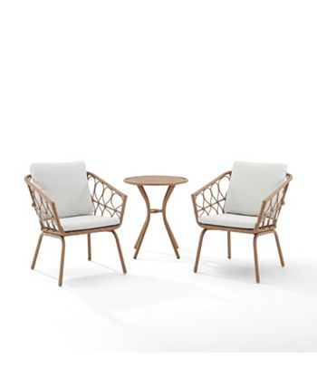 Juniper 3 Piece Indoor Outdoor Wicker Bistro Set Crosley Juniper 3 Piece Indoor Outdoor Wicker Bistro Set -Costway Shop