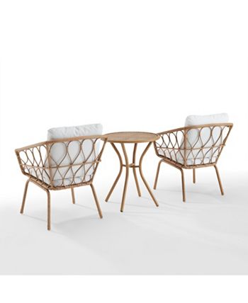 Juniper 3 Piece Indoor Outdoor Wicker Bistro Set Crosley Juniper 3 Piece Indoor Outdoor Wicker Bistro Set -Costway Shop