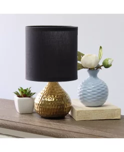 Simple Designs Hammered Drip Mini Table Lamp -Costway Shop 22840100 fpx