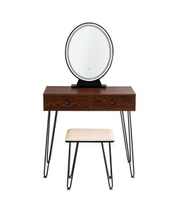 Costway Industrial Vanity Makeup Dressing Table Touch Switch