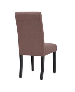 Westintrends Upholstered Linen Fabric Dining Chair Set Of 2 -Costway Shop 23093416 fpx