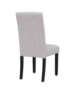 Westintrends Upholstered Linen Fabric Dining Chair Set Of 2 -Costway Shop 23093421 fpx