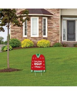 Big Dot Of Happiness Ugly Sweater - Outdoor Lawn Sign - Holiday & Christmas Party Yard Sign - 1 Pc 4 Big Dot Of Happiness Ugly Sweater - Outdoor Lawn Sign - Holiday & Christmas Party Yard Sign - 1 Pc -Costway Shop 23265122 fpx