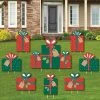 Big Dot Of Happiness Y Holiday Presents - Outdoor Lawn Decor - Christmas Yard Signs - Set Of 8 -Costway Shop 23265173 fpx