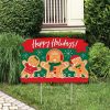 Big Dot Of Happiness Gingerbread Christmas - Yard Sign Lawn Decor - Happy Holidays Party Yardy Sign 2 Big Dot Of Happiness Gingerbread Christmas - Yard Sign Lawn Decor - Happy Holidays Party Yardy Sign -Costway Shop 23265592 fpx