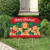 Big Dot Of Happiness Gingerbread Christmas - Yard Sign Lawn Decor - Happy Holidays Party Yardy Sign 1 Big Dot Of Happiness Gingerbread Christmas - Yard Sign Lawn Decor - Happy Holidays Party Yardy Sign -Costway Shop 23265592 fpx