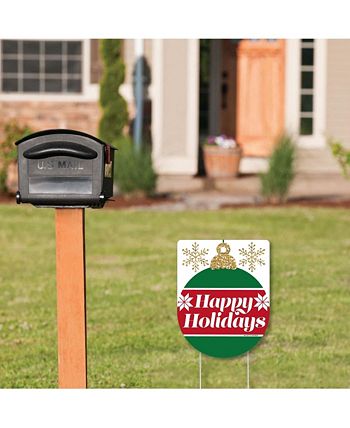 Ornaments - Outdoor Lawn Sign - Holiday And Christmas Party Yard Sign - 1 Pc Big Dot Of Happiness Ornaments - Outdoor Lawn Sign - Holiday And Christmas Party Yard Sign - 1 Pc -Costway Shop