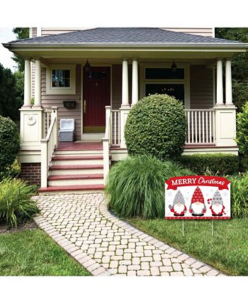 Christmas Gnomes - Holiday Yard Lawn Decor - Merry Christmas Party Yardy Sign Big Dot Of Happiness Christmas Gnomes - Holiday Yard Lawn Decor - Merry Christmas Party Yardy Sign -Costway Shop