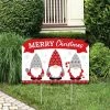 Big Dot Of Happiness Christmas Gnomes - Holiday Yard Lawn Decor - Merry Christmas Party Yardy Sign -Costway Shop 23265598 fpx
