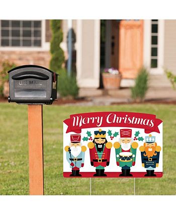 Christmas Nutcracker - Holiday Yard Lawn Decor Merry Christmas Party Yardy Sign Big Dot Of Happiness Christmas Nutcracker - Holiday Yard Lawn Decor Merry Christmas Party Yardy Sign -Costway Shop