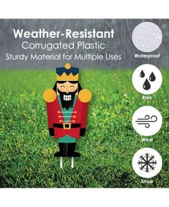 Big Dot Of Happiness Christmas Nutcracker - Outdoor Lawn Decor - Holiday Party Yard Signs - Set Of 8 -Costway Shop 23265624 fpx