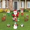 Big Dot Of Happiness Very Merry Christmas - Outdoor Lawn Decor Holiday Santa Party Yard Signs - 8 Ct -Costway Shop 23266348 fpx