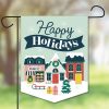 Big Dot Of Happiness Christmas Village - Outdoor Yard Home Decor - Holiday Garden Flag 12 X 15.25 In -Costway Shop 23266429 fpx