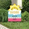 Big Dot Of Happiness You Are My Sunshine - Party Decor - Birthday Or Baby Shower Welcome Yard Sign -Costway Shop 23268273 fpx