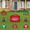 Big Dot Of Happiness Ugly Sweater - Outdoor Lawn Decor - Holiday & Christmas Yard Signs - Set Of 8 -Costway Shop 23268391 fpx