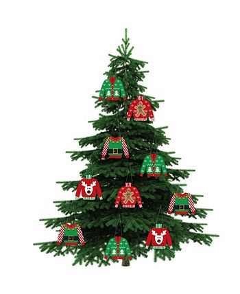 Ugly Sweater - Outdoor Hanging Holiday And Christmas Party Decor - 10 Pc Big Dot Of Happiness Ugly Sweater - Outdoor Hanging Holiday And Christmas Party Decor - 10 Pc -Costway Shop