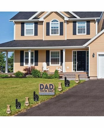 Big Dot Of Happiness My Dad Is Rad - Outdoor Lawn Decor - Father's Day Yard Signs - Set Of 8 4 Big Dot Of Happiness My Dad Is Rad - Outdoor Lawn Decor - Father's Day Yard Signs - Set Of 8 - Image 2