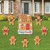 Big Dot Of Happiness Gingerbread Christmas - Lawn Decor - Gingerbread Man Holiday Yard Signs - 8 Ct 2 Big Dot Of Happiness Gingerbread Christmas - Lawn Decor - Gingerbread Man Holiday Yard Signs - 8 Ct -Costway Shop 23270739 fpx