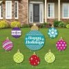 Big Dot Of Happiness Colorful Ornaments - Lawn Decor - Holiday & Christmas Yard Signs - Set Of 8 1 Big Dot Of Happiness Colorful Ornaments - Lawn Decor - Holiday & Christmas Yard Signs - Set Of 8 -Costway Shop 23270843 fpx