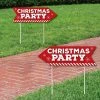 Big Dot Of Happiness Christmas Party - Holiday Party Arrow Double Sided Directional Yard Signs - 2 Ct -Costway Shop 23270847 fpx