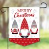 Big Dot Of Happiness Christmas Gnomes - Outdoor Yard Home Decor - Holiday Garden Flag - 12 X 15.25 In