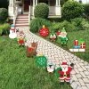 Big Dot Of Happiness Very Merry Christmas Lawn Decor - Outdoor Holiday Santa Claus Yard Decor - 10 Pc 2 Big Dot Of Happiness Very Merry Christmas Lawn Decor - Outdoor Holiday Santa Claus Yard Decor - 10 Pc -Costway Shop 23270932 fpx