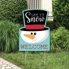 Big Dot Of Happiness Let It Snow - Snowman - Party Decorations Christmas & Holiday Welcome Yard Sign 2 Big Dot Of Happiness Let It Snow - Snowman - Party Decorations Christmas & Holiday Welcome Yard Sign -Costway Shop 23271274 fpx