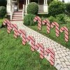Big Dot Of Happiness C&y Cane Lawn Decor - Outdoor Holiday & Christmas Yard Decor - 10 Piece -Costway Shop 23271275 fpx