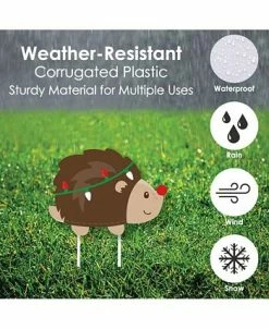 Big Dot Of Happiness Woodland Christmas Santa Sleigh - Lawn Decor - Holiday Yard Signs - Set Of 8 7 Big Dot Of Happiness Woodland Christmas Santa Sleigh - Lawn Decor - Holiday Yard Signs - Set Of 8 -Costway Shop 23273588 fpx