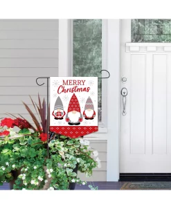 Big Dot Of Happiness Christmas Gnomes - Outdoor Yard Home Decor - Holiday Garden Flag - 12 X 15.25 In -Costway Shop 23274015 fpx
