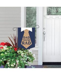 Big Dot Of Happiness My Dad Is Rad - Lawn And Yard Home Decor - Father's Day Garden Flag 12 X 15.25 -Costway Shop 23274104 fpx