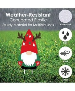 Big Dot Of Happiness Red And Green Holiday Gnomes Santa Sleigh Lawn Christmas Party Yard Signs 8 Ct -Costway Shop 23274155 fpx