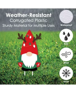 Big Dot Of Happiness Red And Green Holiday Gnomes Santa Sleigh Lawn Christmas Party Yard Signs 8 Ct -Costway Shop 23274155 fpx