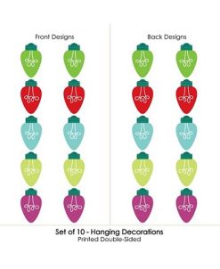Big Dot Of Happiness Christmas Light Bulbs - Outdoor Holiday Porch & Tree Yard Decor - 10 Pc 4 Big Dot Of Happiness Christmas Light Bulbs - Outdoor Holiday Porch & Tree Yard Decor - 10 Pc -Costway Shop 23278526 fpx