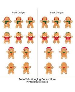 Big Dot Of Happiness Gingerbread Christmas - Outdoor Holiday Porch & Tree Yard Decor - 10 Pc 4 Big Dot Of Happiness Gingerbread Christmas - Outdoor Holiday Porch & Tree Yard Decor - 10 Pc -Costway Shop 23278563 fpx